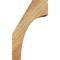 Ekena Millwork 6"W x 6"D x 10"H Westlake Rough Sawn Knee Brace, Western Red Cedar BRC06X06X10WTL00RWR - alternate 3